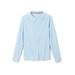 French Toast Uniform Girls 4-20 Long Sleeve Feminine Fit Peter Pan Blouse 33411-6X (Light Blue)