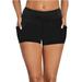 Women High Waist Workout Yoga Shorts with Tow Pockets Tummy Control Bike Shorts Running Exercise Spandex Leggings Stretch Cycling Dance Shorts Pants