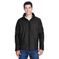 The Team 365 Adult Conquest Jacket with Mesh Lining - BLACK - S