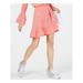 MICHAEL KORS Womens Red Reef Above The Knee Ruffled Party Skirt Size PS