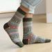 Mens Wool Warm Socks Soft Cozy Socks for Fall Winter Cashmere Athletic Crew Long Socks, 5 Pairs