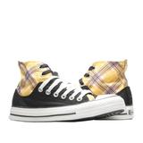 Converse Chuck Taylor All Star Layer Up Plaid Yellow/Black Hi Sneakers 514109