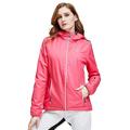 Women's Hooded Winter Jacket Quilted Coat Casual Unbranded Solid Color Windproof Outdoor Outwear (Pink, Large)