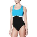 Nike Women's Color Surge Crossback Swimsuit (Blue, Small)