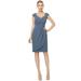 Ever-Pretty formal Sweetheart Cap Sleeve Midi Length Work Dress 10027 Large