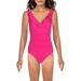 Lauren Ralph Lauren Womens Ruffled Ruched One-Piece Swimsuit