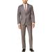 Kenneth Cole Mens Slim Two Button Formal Suit