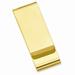 Gold-plated Kelly Waters Stainless Steel Double Fold Money Clip; for Adults and Teens; for Women and Men