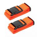 Adjustable Luggage Suitcase Strap Backpack Bag Belt(Orange, 2pcs)