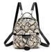 Chinatera Animal Print Shoulder Crossbody Bags Women PU Leather Backpacks (Snake)