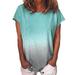 Valentines Day Gifts for Women Short Sleeve Tops Color Block Tops Birthday Gifts for Women