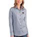 Xavier Musketeers Antigua Women's Structure Button-Up Shirt - Navy/White