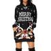 LEUCHTEN Christmas Hooded Sweater Women,Merry Christmas Tops For Women Pullover Hoodie Sweatshirt