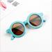 Puloru Children's Sunglasses, Infant's Retro Leisure Round Eyeglass for Kids