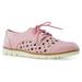 Women's Cutout Saddle Lace up Platform Oxford Flats #19219