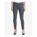 TOMMY HILFIGER Womens Navy Skinny Wear To Work Pants Size: 16