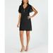 Thalia Sodi Women's Necklace Shift Dress Black Size Small
