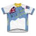 Tuvalu Flag Short Sleeve Cycling Jersey for Women - Size S