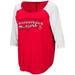 Wisconsin Badgers Women's NCAA "Long Ball" 3/4 Sleeve Dual Blend Shirt