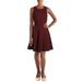 Kate Spade Womens Ponte Fit & Flare Cocktail Dress