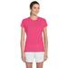 The Gildan Ladies Performance 5 oz T-Shirt - SAFETY PINK - S