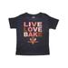 Inktastic Live Love Bake Toddler Short Sleeve T-Shirt Female