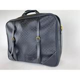 Gucci Carryon Black Monogram Luggage Suitcase With Strap 28ga530