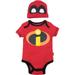 Disney Pixar The Incredibles Baby Costume Bodysuit and Hat Red (0-3 Months)