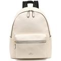 Coach Coated Canvas And Leather Charlie Backpack Bag (Chalk)