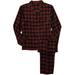 Big Men's 2-Piece Plaid Flannel Pajamas, Size 2XL