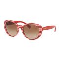 Ralph Lauren RA 5212 315913 - Red Striped-Red/Brown Gradient by Ralph Lauren for Women - 58-18-140 mm Sunglasses