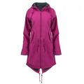 LADIES WOMENS WINTER WARM JACKET QUILTED THICK COAT TOP HOODED PARKA