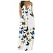 Mchoice Maxi Dress for Women V Neck Plus Size Summer Dress Casual Spring Loose Boho Dress Floral Print Long Dress