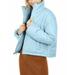 Celebrity PINK Women Powder Blue Puffer Jacket Coat Zipper Up Pockets Size 2XL