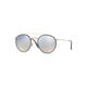 Ray-Ban Unisex RB3647N Round Double Bridge Metal Sunglasses, 51mm