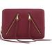 Rebecca Minkoff Moto 13" Sleeve - Red Pebble Leather