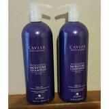 alterna caviar moisture replenishing shampoo & conditioner duo 33.8 oz - liter by alterna