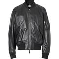 Burberry Leather Bomber Jacket