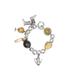Burberry Ladies Marbled Resin Charm Chain Bracelet