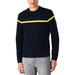 Armani Jeans Mens Embroidery Logo Sweatshirt Small Black/Yellow