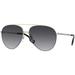 BE3113 Ferry 13038G Silver/Gold/Gradient Grey Pilot Sunglasses for Women + FREE Complimentary Eyewear Kit