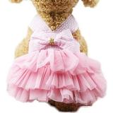 MERSARIPHY Cute Pet Puppy Dog Dresses Lace Clothes Party Princess Costume Skirt