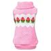 Small Dog Strawberry Clothes Chihuahua Pet Dogs Cat Knitwear Dog Sweater Puppy Warm Coat Cheap Clothing For Dogs Winter Costume Pink XS