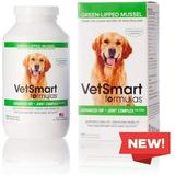 VetSmart Formulas Hip and Joint Supplements for Dogs with Green Lipped Mussel MSM + Glucosamine 120 Chewable Tablets