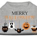 Merry Halloween Screen Print Dog Shirt