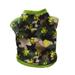 PRAETER Pet Autumn Winter Warm Coat for Small Medium Dogs Puppy Pet Clothes Costume Multi Colors Optional Green S