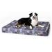 K&H Pet Products Superior Orthopedic Indoor/Outdoor Bed Gray/Paw Medium 30 X 40 X 4 Inches