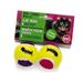 Spot Mini Tennis Balls Cat Toy with Bell and Catnip Assorted 2 in 2 Pack Mini