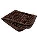 Furhaven Replacement Dog Bed Cover Ultra Plush Faux Fur & Suede Mattress Machine Washable - Chocolate Large