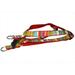 Sassy Dog Wear STRIPE-RED-MULTI4-H Multi Stripe Dog Harness- Red - Large